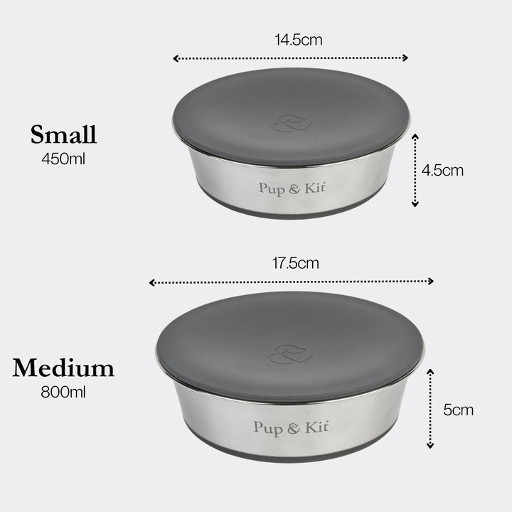 Lid-it Pet Bowl with Stay-Fresh Lid